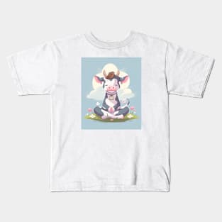 Cute Meditating Kids T-Shirt